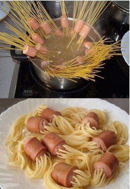 Wurst - Spaghetti mal anders