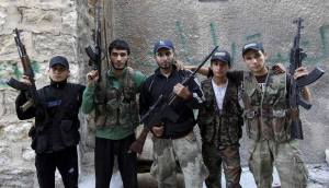 von amerikanern bewaffnete rebellen in syrien